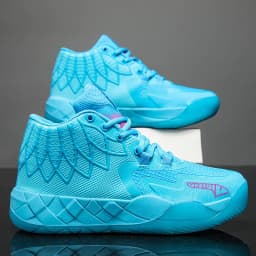 The Youth Actual Combat Basketball Shoe Movement Outdoor Comfortable Cushioning Wear-Resisting Fashion Breathable High Quality
