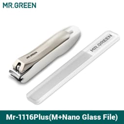MR.GREEN Anti Splash Nail Clippers Fingernail Cutter Detachable Design Nail Trimmer Manicure Tools Stainless Steel