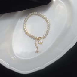 Trendy Shell & Star Design 100% Natural Freshwater Pearl 14K Gold Filled Ladies Bracelet Wholesale Jewelry For Women Gifts