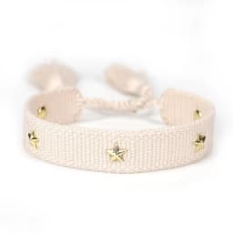 Woven Friendship Bracelet For Women With Tiny Stars Summer Stacking Jewelry Bracelets Sis Gifts