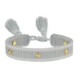 Woven Friendship Bracelet For Women With Tiny Stars Summer Stacking Jewelry Bracelets Sis Gifts