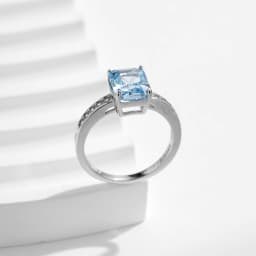 MODIAN 925 Sterling Silver Luxury High Quality Rectangle Crushed Ice Cut Zirconia Ring Wedding Engagement Fine Jewelry For Women
