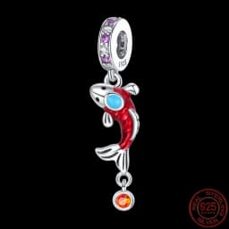 Fit pand 3mm Bracelet Original 925 Sterling Silver Pink Cat Paw Series Beads Tulip Flower Charm Diy Ms Jewelry Gift