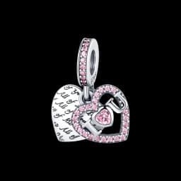 Fit pand 3mm Bracelet Original 925 Sterling Silver Pink Cat Paw Series Beads Tulip Flower Charm Diy Ms Jewelry Gift
