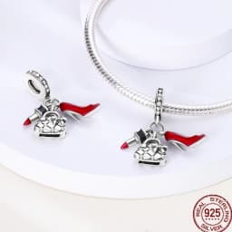 Fit pand 3mm Bracelet Original 925 Sterling Silver Pink Cat Paw Series Beads Tulip Flower Charm Diy Ms Jewelry Gift