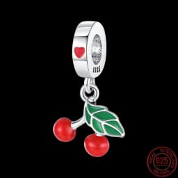 Fit pand 3mm Bracelet Original 925 Sterling Silver Pink Cat Paw Series Beads Tulip Flower Charm Diy Ms Jewelry Gift