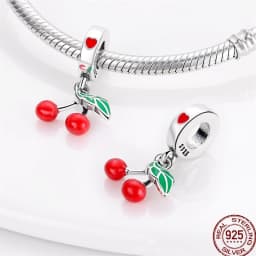 Fit pand 3mm Bracelet Original 925 Sterling Silver Pink Cat Paw Series Beads Tulip Flower Charm Diy Ms Jewelry Gift