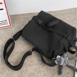 Canvas Crossbody Bags for Men Large Capacity Simple Messenger Bag Casual Ins Students School Bags Men's Shoulder Bag Satchel