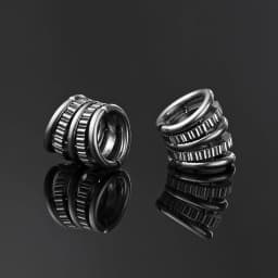 Giga 5 in 1 Stack Rings Design Ear Cuff Piercing Gauge Earrings Body Jewelry Plugs Stretcher Studs Clip on Cartilage Expander