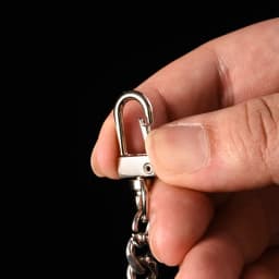 40cm Long Stainless Steel Wallet Belt Key Chain Rock Punk Trousers Hipster Pant Jean Keychain Clip Keyring Men's Hip Hop Jewelry