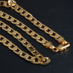 Aravant 925 Silver 4MM/6MM/8MM 18K Gold Flat Necklace Chains For Men Women Fashion Jewelry