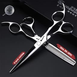 Hairdressing Cutting Scissors Hair Styling Tools 6/6.5/7 inch Salon Scissors Set 440C Barber Shears 10 25 40 50 Thinning Rate
