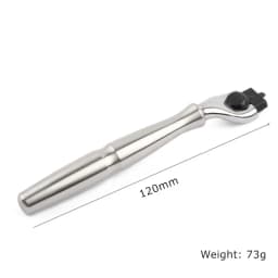 304 Stainless Steel Safety Razor Handle Men Shaving Cartridge Razor Pure Metal Replaceable Razor Blade Holder (Without Head)