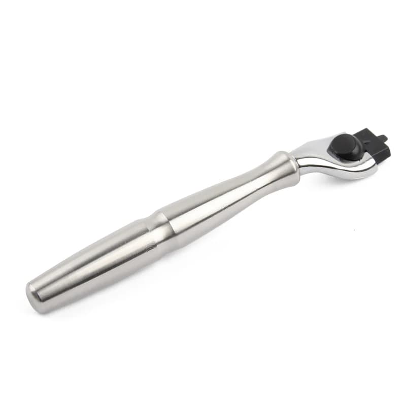 304 Stainless Steel Safety Razor Handle Men Shaving Cartridge Razor Pure Metal Replaceable Razor Blade Holder (Without Head)