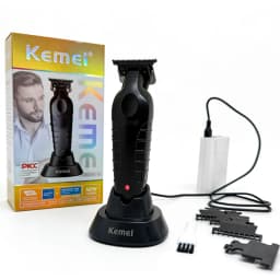 Kemei KM-2296 2299 Professional Hair Clipper for Men Hair Cutting Machine with Seat Charger Hair Trimmer Machine Haircut Machine