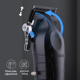 Kemei KM-2296 2299 Professional Hair Clipper for Men Hair Cutting Machine with Seat Charger Hair Trimmer Machine Haircut Machine
