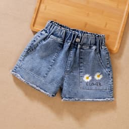IENENS Kids Baby Girls Summer Denim Clothing Shorts Pants Jeans Clothes Children Girl Casual Short Trousers Infant Bottoms