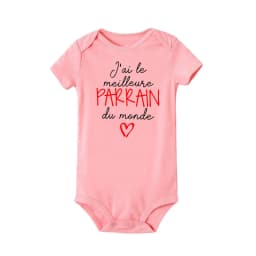 I Have The Best Godmother/Godfather In The World Newborn Baby Bodysuits Funny Short Sleeve Infant Rompers Boys Girls Jumpsuits