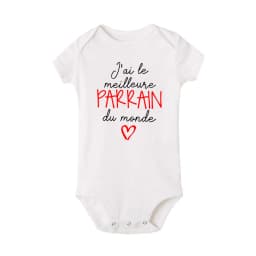 I Have The Best Godmother/Godfather In The World Newborn Baby Bodysuits Funny Short Sleeve Infant Rompers Boys Girls Jumpsuits