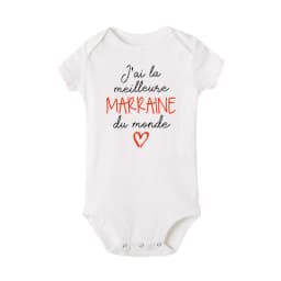 I Have The Best Godmother/Godfather In The World Newborn Baby Bodysuits Funny Short Sleeve Infant Rompers Boys Girls Jumpsuits