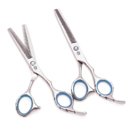 Professional Hairdressing Scissors 5.5" 6'' Purple Dragon Japan 440C Thinning Shears Douuble Side Teeth 15% Thinning Rate Z2001