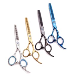 Professional Hairdressing Scissors 5.5" 6'' Purple Dragon Japan 440C Thinning Shears Douuble Side Teeth 15% Thinning Rate Z2001