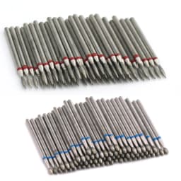 50pc Diamond Nail Drill Cuticle Clean Bit Set Milling Cutter for Manicure Electric Cutter Bits Accessories Dead Skin Remove Tool