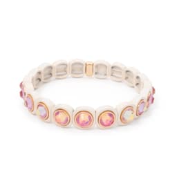 2023 New Design Colorful Bracelets For Women Inlaid Shiney Resin Diamond Elastic Bangle Acrylic Crystal Candy Color Jewelry