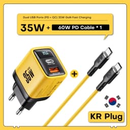ASOMETECH 35W GaN Charger LED Display QC3.0 30W 25W PD PPS Quick Charge USB Type C Charger For iPhone 14 Pro Samsung S23 Xiaomi