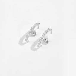 ANDYWEN 925 Sterling Silver Gold Clear CZ Circle Stud Earring 2023 Spiring Luxury Fine Jewelry Valentines Gift Women Jewels