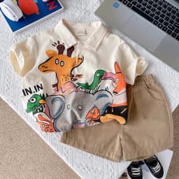 IENENS Summer Baby Clothing Sets Polo-shirt + Shorts Suits 0-4 Years Kids Boy Short Sleeve Holiday Clothes Casual Outfits