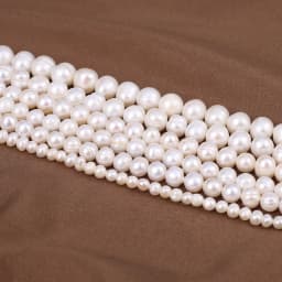 Natural Freshwater Pearl Beads NearRound Shape Isolation Loose Beaded for Jewelry Making DIY Charm Bracelet Necklace Accessories