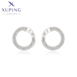 Xuping Jewelry Fashion Серьги Charm Simple Gold Color Earrings for Women Party Copper Alloy Exquisite Gift X000463287