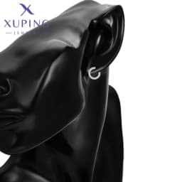 Xuping Jewelry Fashion Серьги Charm Simple Gold Color Earrings for Women Party Copper Alloy Exquisite Gift X000463287