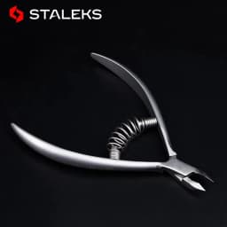 STALEKS Pro Dead Skin Scissor Stainless Steel Toenail Cuticle Nipper High Precision Nail Cuticle Scissors Plier Manicure Tools