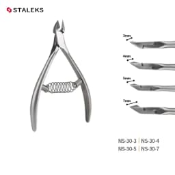 STALEKS Pro Dead Skin Scissor Stainless Steel Toenail Cuticle Nipper High Precision Nail Cuticle Scissors Plier Manicure Tools