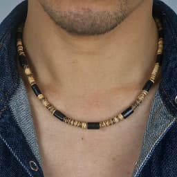 2023 Tribal Coconut Beads Necklace Men Ethnic Bohemia Puka Shell Surfer Necklace For Men Jewelry Collar Hombre Gift for Him