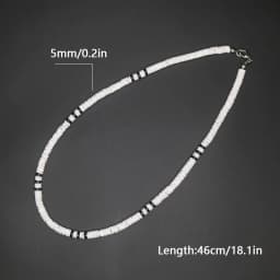 2023 Tribal Coconut Beads Necklace Men Ethnic Bohemia Puka Shell Surfer Necklace For Men Jewelry Collar Hombre Gift for Him