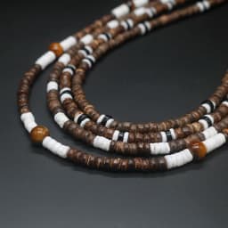 2023 Tribal Coconut Beads Necklace Men Ethnic Bohemia Puka Shell Surfer Necklace For Men Jewelry Collar Hombre Gift for Him