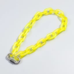 FishSheep Trendy Colorful Acrylic Chain Lock Pendant Necklaces for Men Women Resin Long Link Buckle Necklace Male Jewelry Gifts