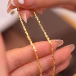 SOMILIA S925 Sterling Silver Bracelet 18K Gold Plated Sparkling Glitter Bracelet Real Money Hand Jewelry Lady Strap Holiday Gift