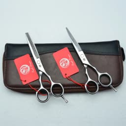 Hair Scissors 5.5'' Purple Dragon Japan Stainless Hairdressing Scissors Hair Cutting Shears Thinning Scissors Haircut Set Z1004