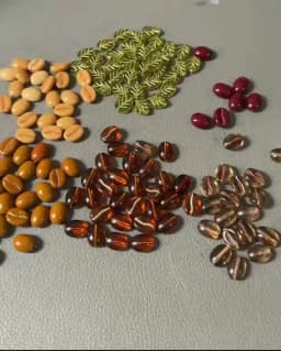 Czech Glass Beads Coffee Beads Loose Beads DIY Handmade Accessories