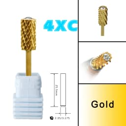 6.6 crystal Stone Large Small Barrel Diamond top steel Carbide Luxury nail drill bits Burrs