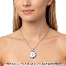 Pendant Round Medaillon With Star Locket Brand New 925 Sterling Silver Jewelry Europe Accessorie Gift For Woman Men