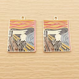 10pcs Enamel Abstract Painting Charm for Jewelry Making Earring Pendant Necklace Accessories Diy Supplies Zinc Alloy Gold Plated