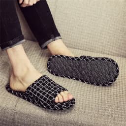Japanese New Cloth Sole Slippers Silent Indoor Soft Sole Shoes Spring, Autumn, Winter Women's Home Seasons Pantuflas De Mujer