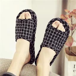 Japanese New Cloth Sole Slippers Silent Indoor Soft Sole Shoes Spring, Autumn, Winter Women's Home Seasons Pantuflas De Mujer