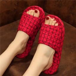 Japanese New Cloth Sole Slippers Silent Indoor Soft Sole Shoes Spring, Autumn, Winter Women's Home Seasons Pantuflas De Mujer