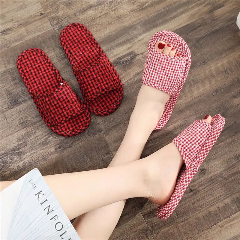Japanese New Cloth Sole Slippers Silent Indoor Soft Sole Shoes Spring, Autumn, Winter Women's Home Seasons Pantuflas De Mujer